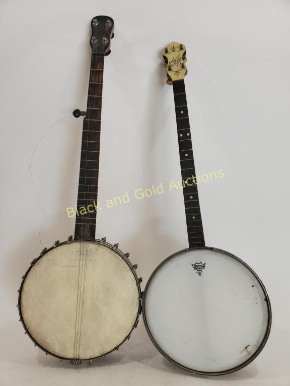 VTG Maybell & Unmarked 34" 5 & 4 String Banjos