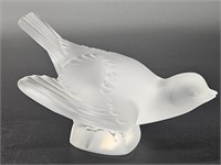 Lalique Crystal Dove Figurine, France