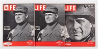 3 LIFE MAGAZINES GENERAL MATTHEW RIDGEWAY