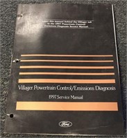 1997 Ford Villager Powertrain Diagnosis ShopManual