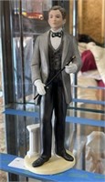 Porcelain Figurine - Gentleman with Walking Cane