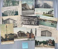 13 Troy, NY Antique/Vintage Postcards Ephemera