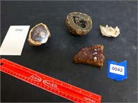 Lot of 4 Gem & Other Formations