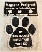 Large Auto Paw Magnet (D)