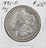 1896-O Morgan Silver Dollar Coin Key