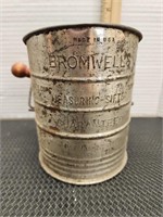 Vintage Bromwell's measuring sifter