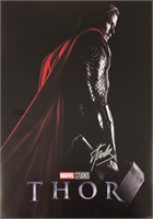 Marvel Thor Mini Poster Stan Lee Autograph