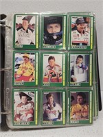 Vintage Nascar Sports Cards in Binder