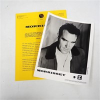 Morrissey Promo Photo and Press Sheet Sire