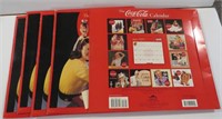 5x Coke Coca-Cola Calendars All 2004 Sealed New