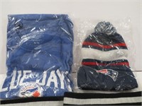 New England Patriots Toque New Blue Jays Shirt XL