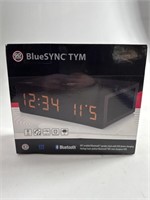 Bluesync Bluetooth Speaker Clock New