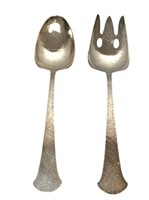 HYMAN & CO. Sterling Silver Serving Fork, Spoon