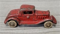 Antique Cast Iron Red Toy Car