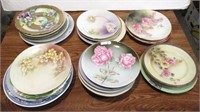 Group of Small Hand Painted & Misc Plates