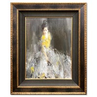 Nikolai Blokhin, "Ballerina" Framed Original Oil P
