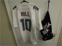 SIGNED TYREEK HILL MIAMI DOLPHINS NFL GAME JERSEY