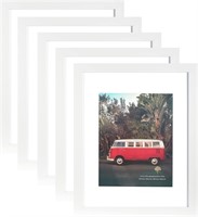 NEW $40  White 11x14 Picture Frames Set of 5pieces