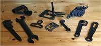 Antique Cast Iron Farm Tools And Miscellaneous
