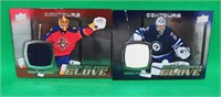 2015-16 UD Contours Pavelec & Luongo Show Me Glove