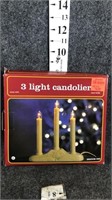3 light candolier