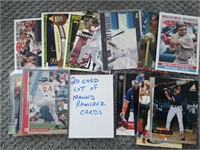 20 card lot of Manny Ramirez cards