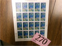 US STAMPS STOP FAMILY VIOLENCE MINT SHEET