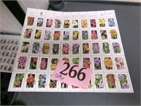 US STAMPS WILDFLOWERS MINT SHEET