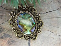 ABALONE PENDANT ROCK STONE LAPIDARY SPECIMEN