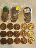 APPROX. 15 1995-P KENNEDY HALVES & 4-1995 &