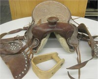 Child's Leather Saddle