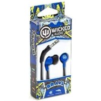 Wicked Audio WI1302 Brawl Headphones  Deep Sea - W