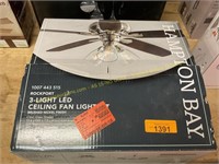 HamptonBay Rockport3-Light Ceiling Fan LED Light