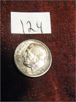 1946 D Roosevelt Dime 90% Silver