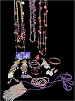 Purple Hued Costume Jewelry