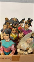 Vietnam era souvenir lady dolls, 10