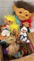 Troll dolls, 18+ all sizes