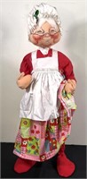 Large. Annalee Doll 1970 Christmas Mrs. Claus