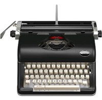 Maplefield Black Vintage Typewriter for a Nostalgi