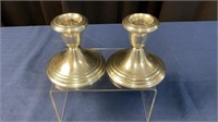 Gorham Weighted Sterling Silver Candle Sticks