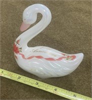 Fenton Hand Painted Swan