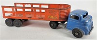 1950's Overland Freight Lines Metal Toy Truck