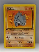 Pokemon 1999 1st Edition Rhyhorn 61