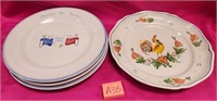 320 - LOT OF 4 COLLECTIBLE PLATES (A35)