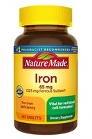Nature Made Iron, 65 mg, 365 Tablets