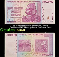 2007-2008 Zimbabwe 500 Million Dollars (3rd Issue