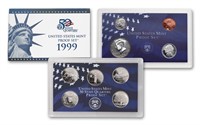 1999 United States Mint Proof Set 9 coins