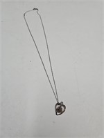 .925 Silver Pendant Necklace 19"