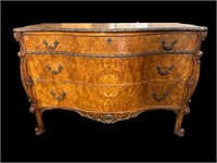 BURLED SATINWOOD FRENCH CHEST