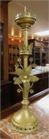 Neo Gothic Jeweled Altar Candle Stand.